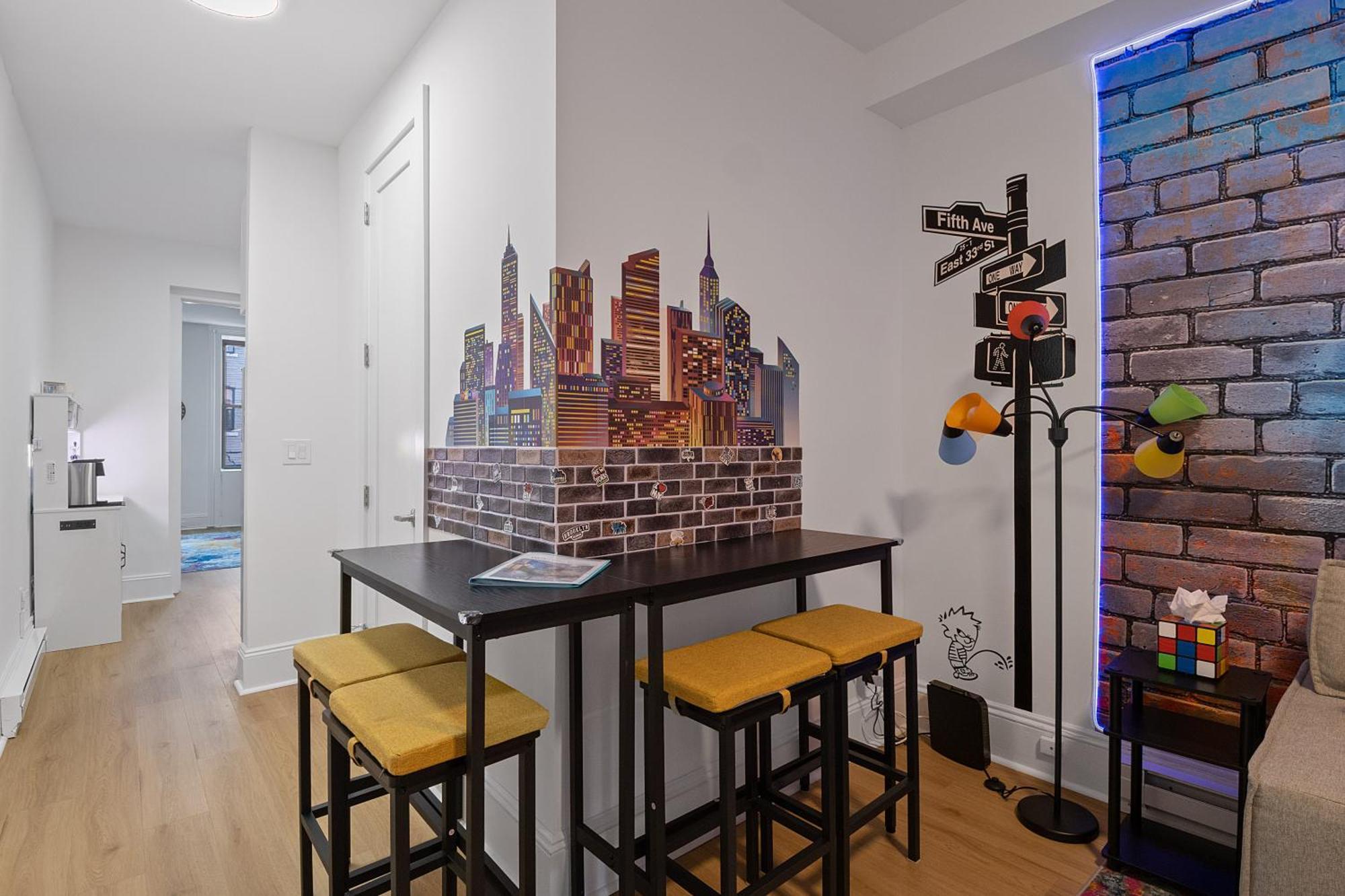 Funky & Colorful Urban Getaway, 20 Minutes To Nyc Apartment Hoboken Bagian luar foto