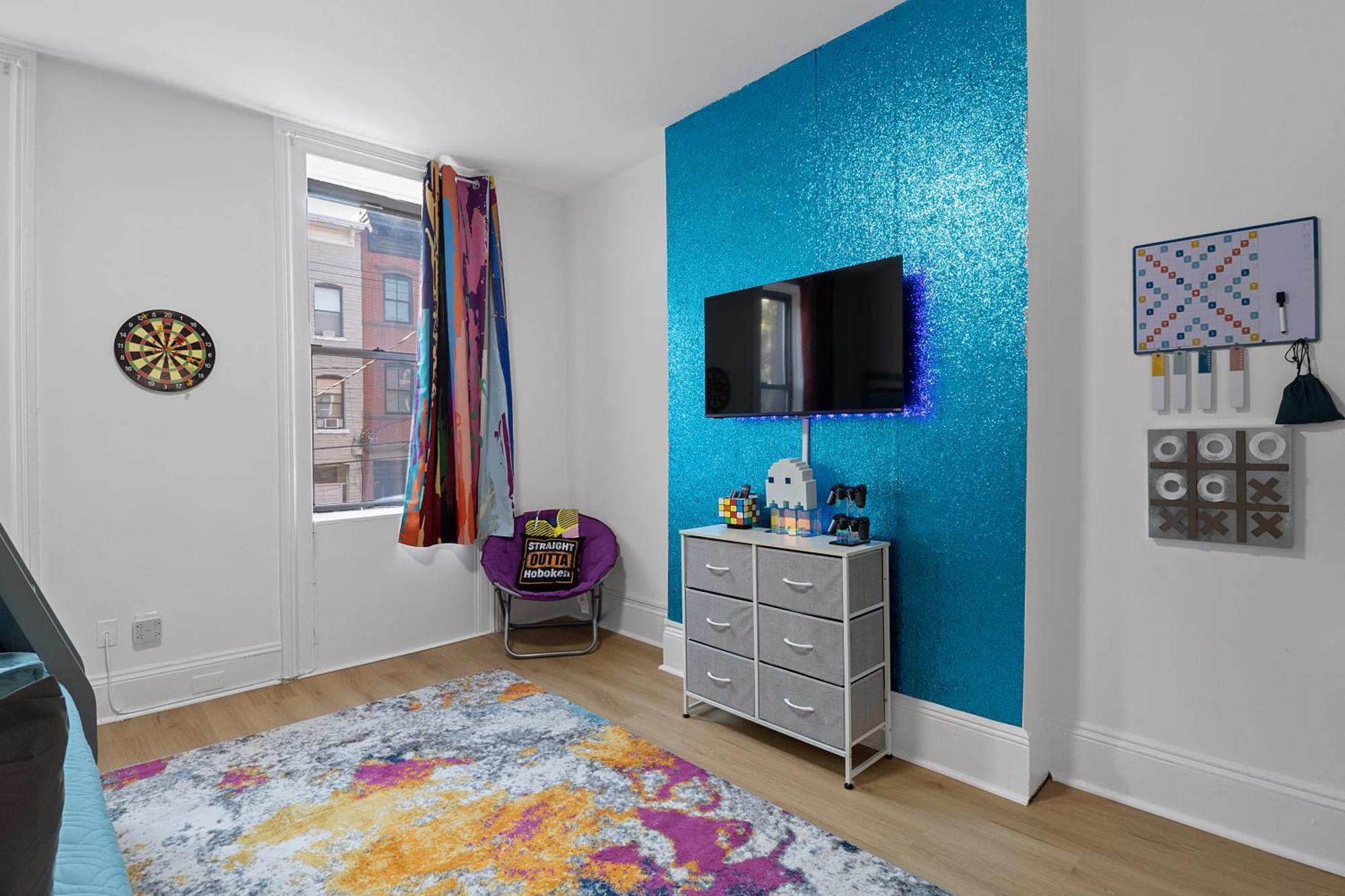 Funky & Colorful Urban Getaway, 20 Minutes To Nyc Apartment Hoboken Bagian luar foto