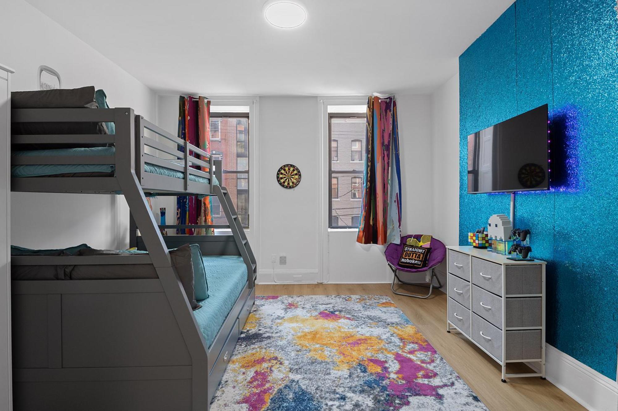 Funky & Colorful Urban Getaway, 20 Minutes To Nyc Apartment Hoboken Bagian luar foto